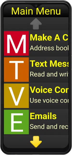 A04 Phone - front view