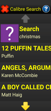 Synapptic - Calibre Search Results Screen
