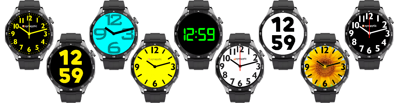 Image of example watch faces