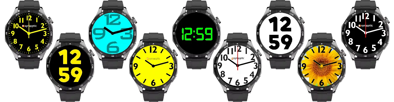 Image of example watch faces