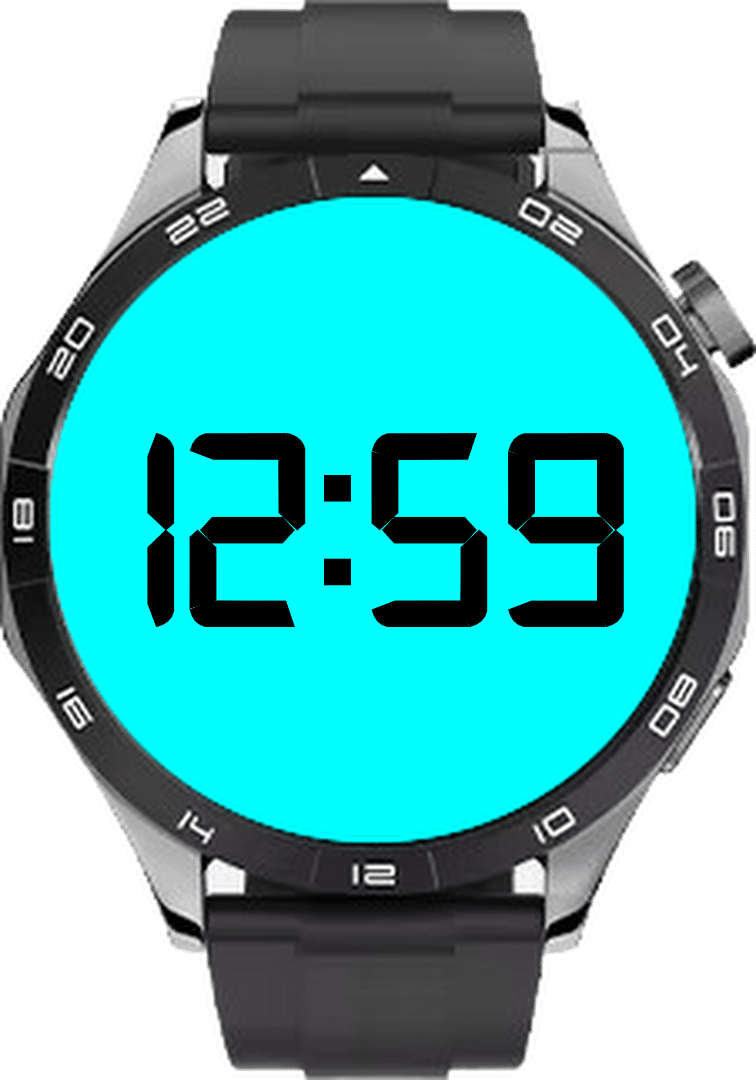 Digital Black Blue