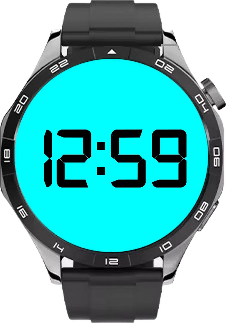 Digital Black Blue