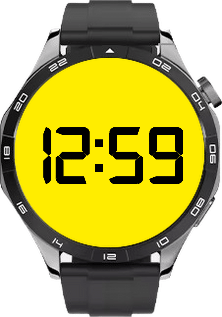 Digital Black Yellow