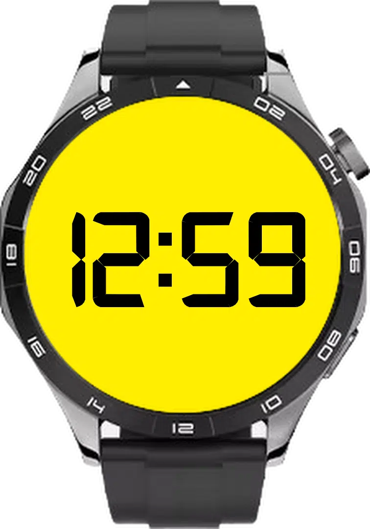 Digital Black Yellow