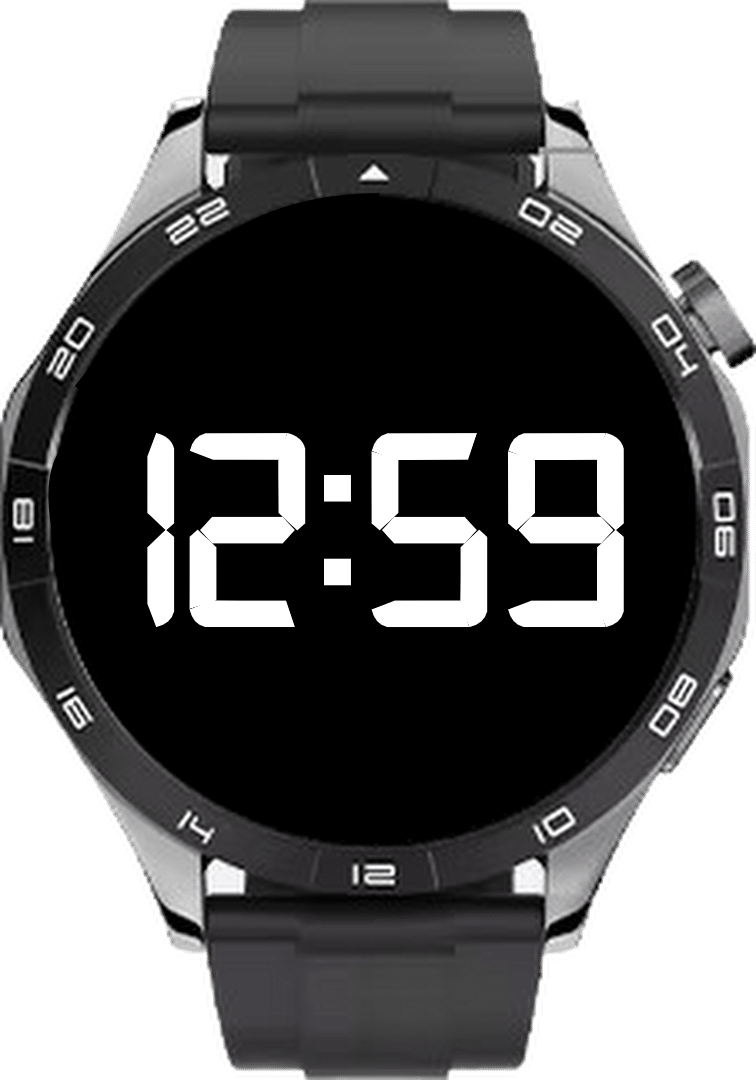 Digital White Black