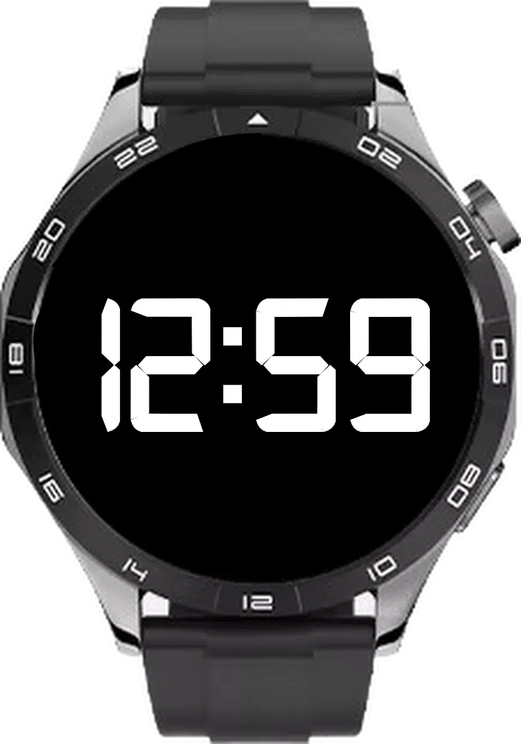 Digital White Black