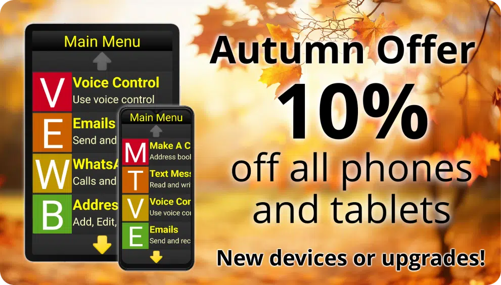 Synapptic Autumn Offer 2025 - 10% Off Phones and Tablets