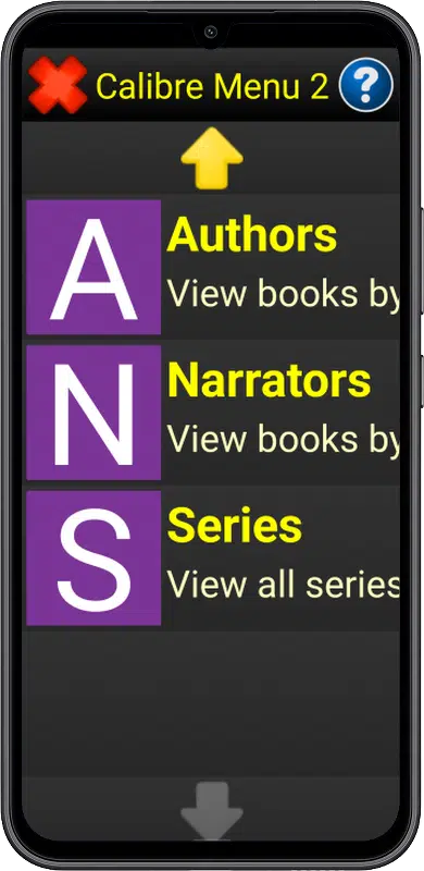 Calibre menu