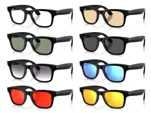 Ray-Ban Meta smart glasses with a range of customised lens options